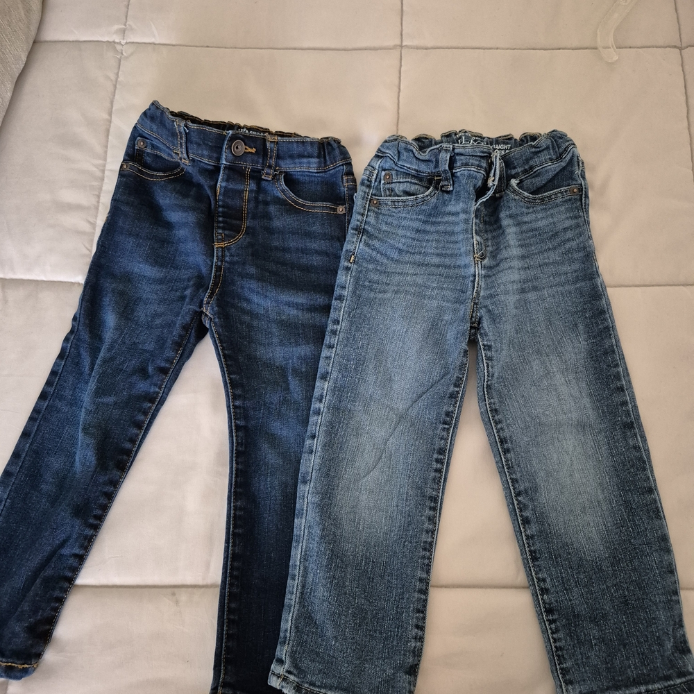 The Children's Place Dark and Light Blue Jeans Set